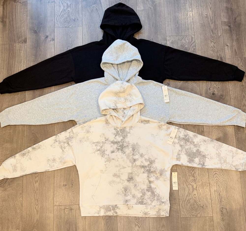 Lot of 3 No Boundaries Mens Boxy Hoodies size Small